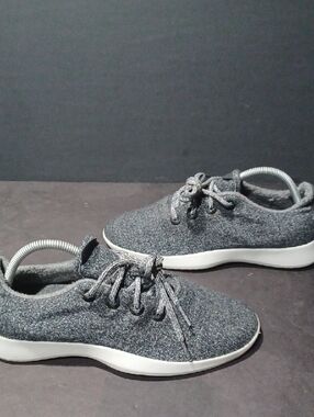 allbirds Men's Gray Wool Runner Sneakers